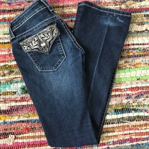 Dark wash boot cut Miss Me’s